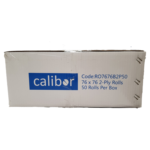 Calibor Bond, 2 Ply, White/Yellow Paper Roll