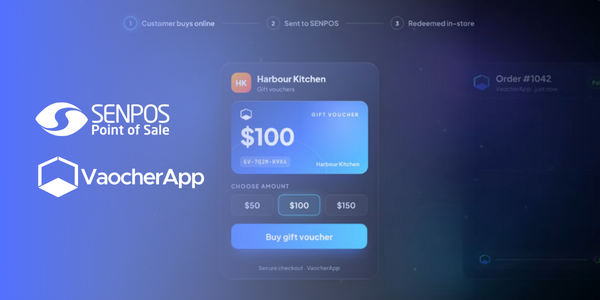 SENPOS integrates with VaocherApp for easier gift voucher management